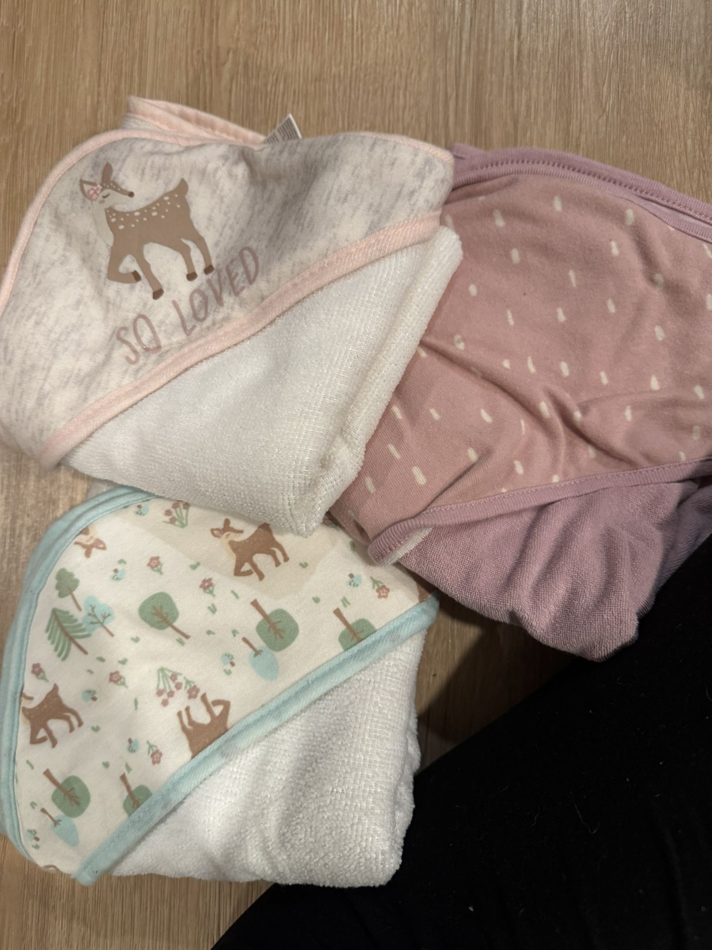 Baby Girl Bath Towels