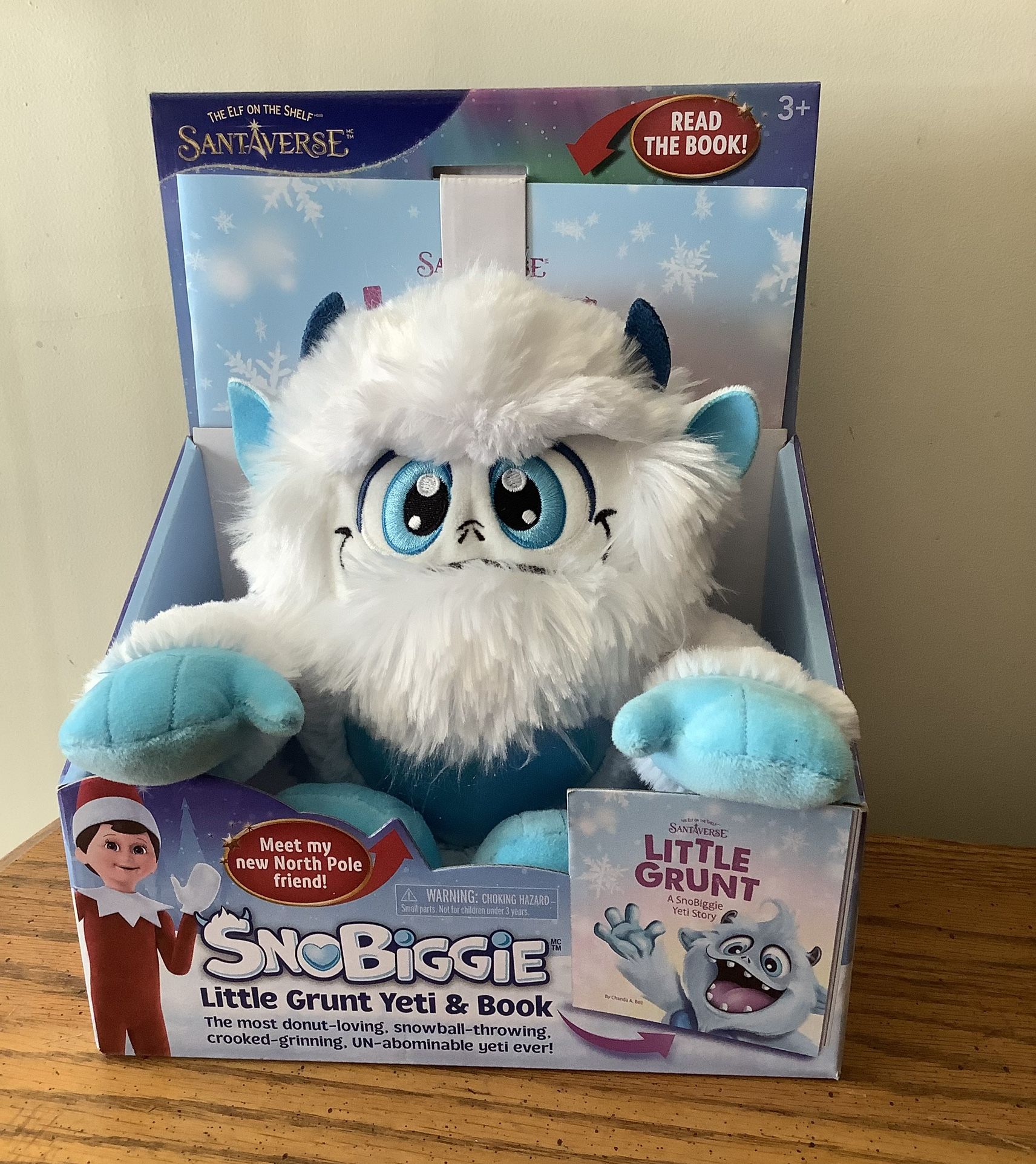 Elf on the Shelf Sno Biggie Little Grunt Yeti and Book