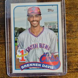 BRENNAN DAVIS PROSPECT BASEBALL CARD COLLECTION!!