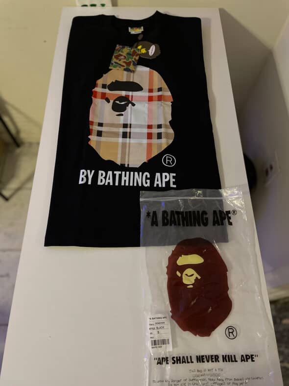 Burberry X Bape Tee