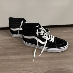 VANS Filmore Hi Mens Shoes Black & White Size-9.5