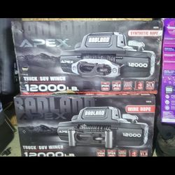 (2) BADLAND APEX 12,000 lbs WINCH |synthetic & wire|