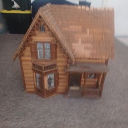 Vintage Wooden Doll House