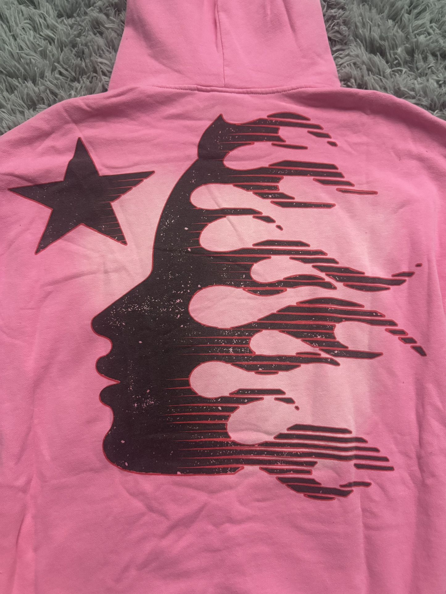 Hellstar Brainwashed Without Brain Hoodie “Pink