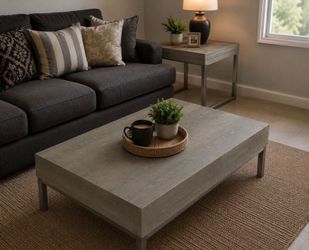 Coffee table and end table