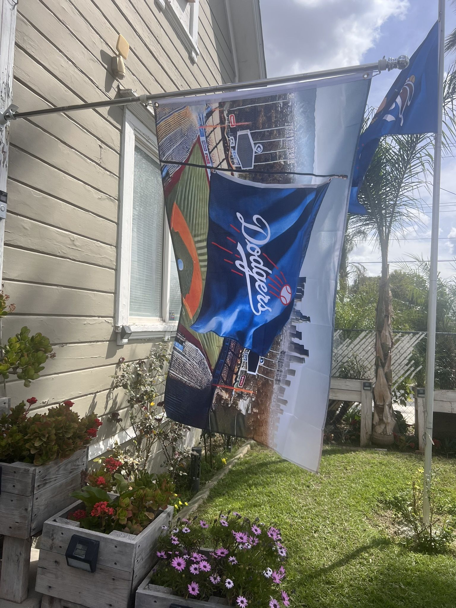 Dodgers Flag Size 3ftx5ft