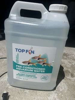 Pre-filtered Aquarium Water 2.7 Gallon