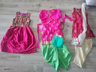 Girls Indian Dress Clothing (Sizes 8–11 Yrs)