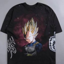 Darc Sport X Dragon Ball Z Vegeta black t-shirt. Brand new still wrapped in plastic