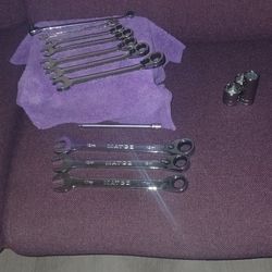 Matco And Bluepoint Ratcheting Wrenches, Sockets