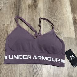 Women sports Bra New Under Armour Large