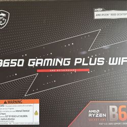 MSI B650 Gaming Plus WiFi Motherboard AMD B650 Socket AM5 ATX