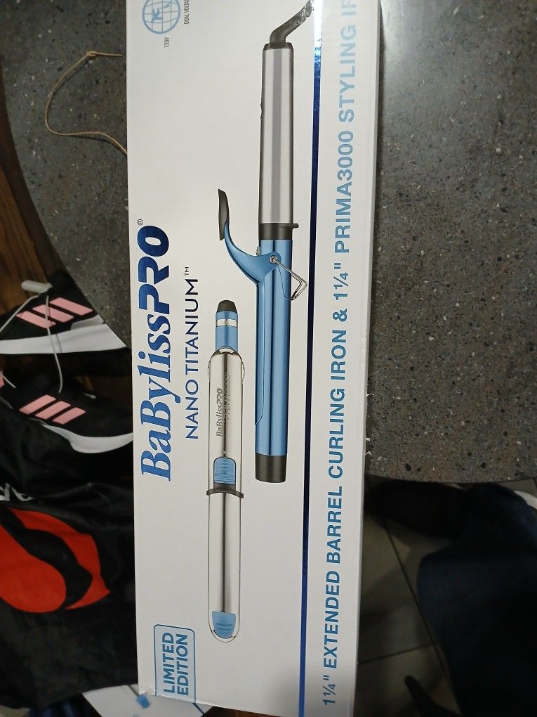 Babyliss PRO NANO Prima 3000 Hair Straightener Combo