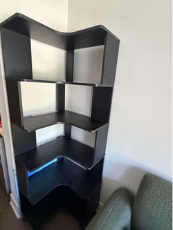 6 Tier Corner Bookshelf