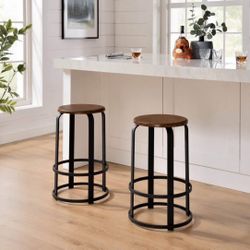New Set of 2 Counter Height Stools 