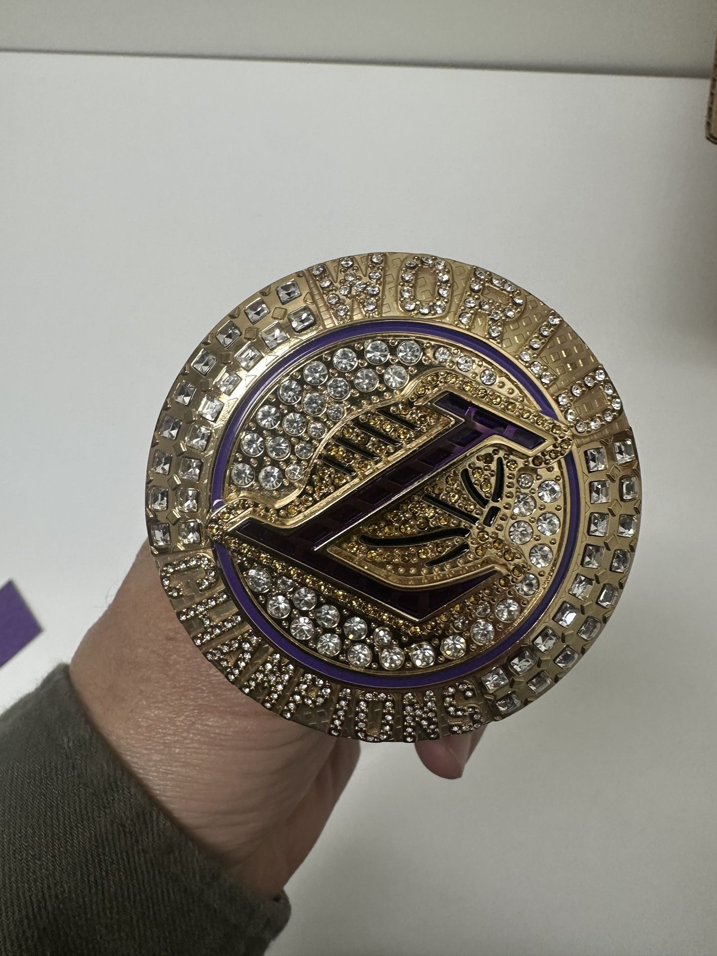 2020 Championship "Leave a Legacy" Replica Ring Paperweight