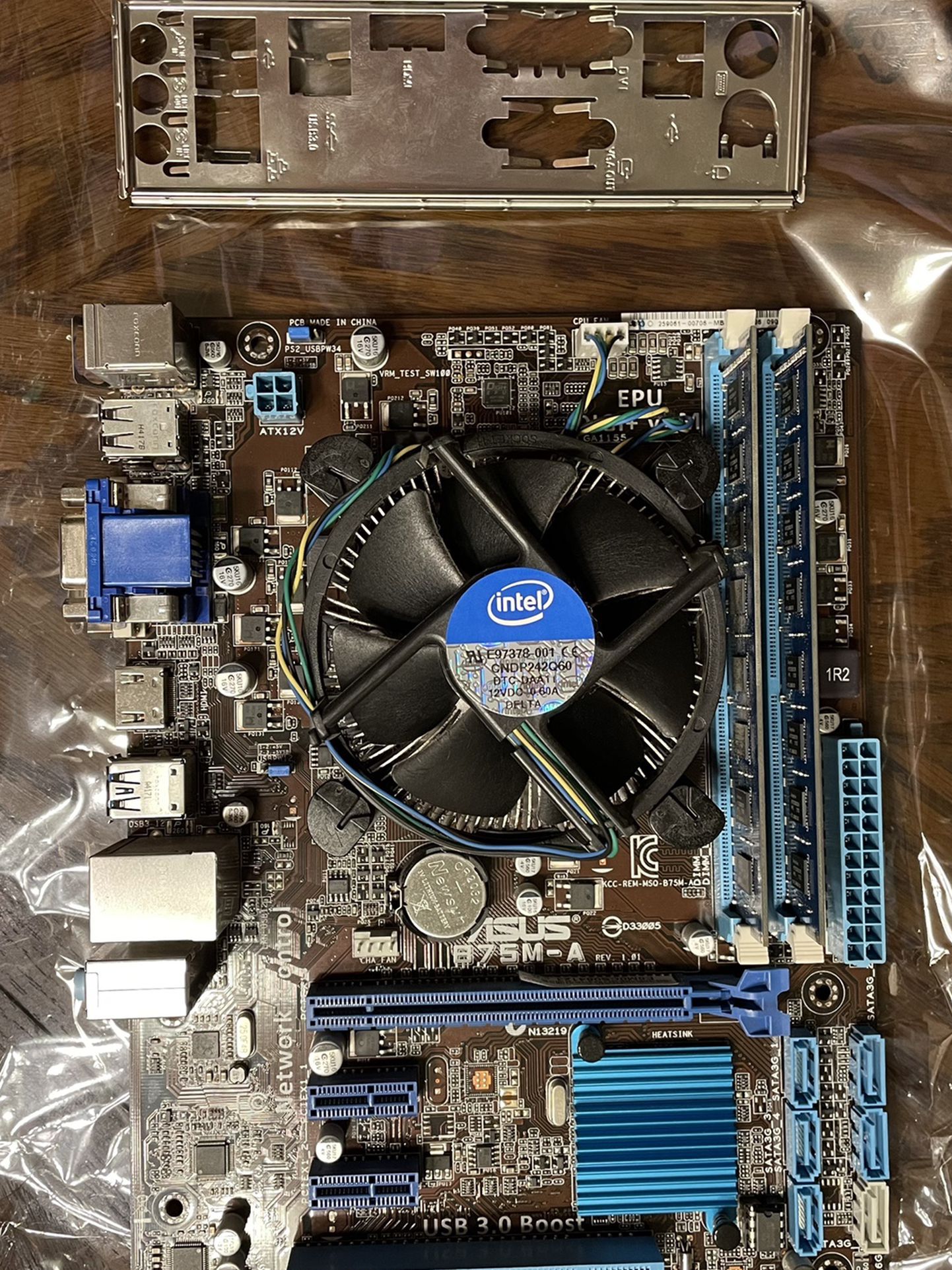 Intel i5-2500, Motherboard And 8GB Of RAM