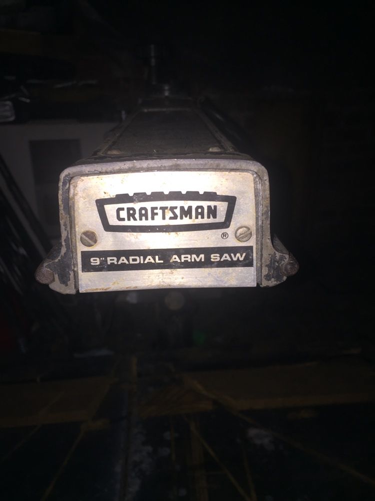 Craftsman 9” Radial Arm Saw