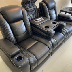 PARTY TIME POWER RECLINING SOFA