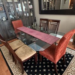Dining Set Table And Six Chairs