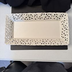 Rectangular Porcelain Serving Tray
