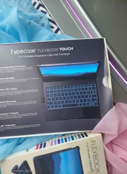 typecase FLEXBOOK TOUCH 7 In 1 Wireless Keyboard Case with Trackpad