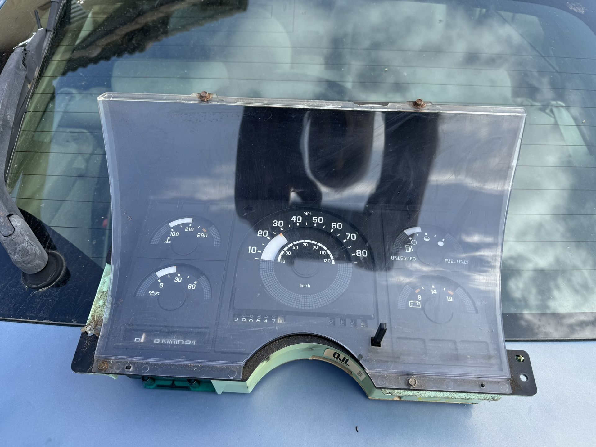 1(contact info removed) Chevy Silverado Gauge Cluster