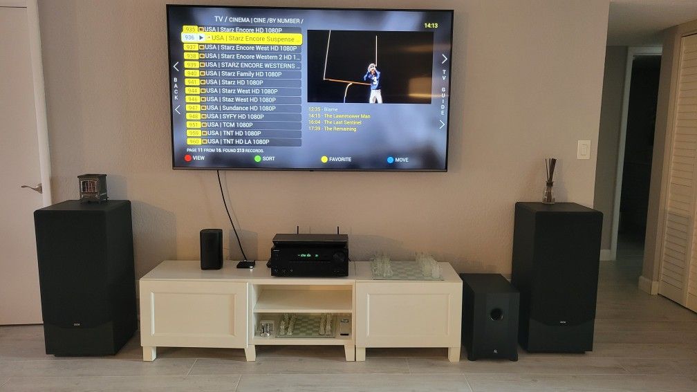 Onkyo Receiver, DCM Speakers and AR Sub 