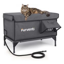 Furventi outdoor heated cat house size large new