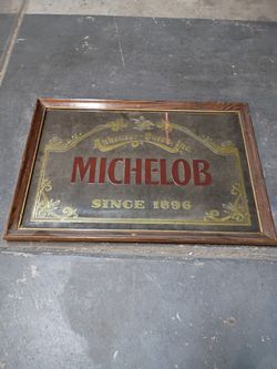 Michelob Bar Mirror Vintage 
