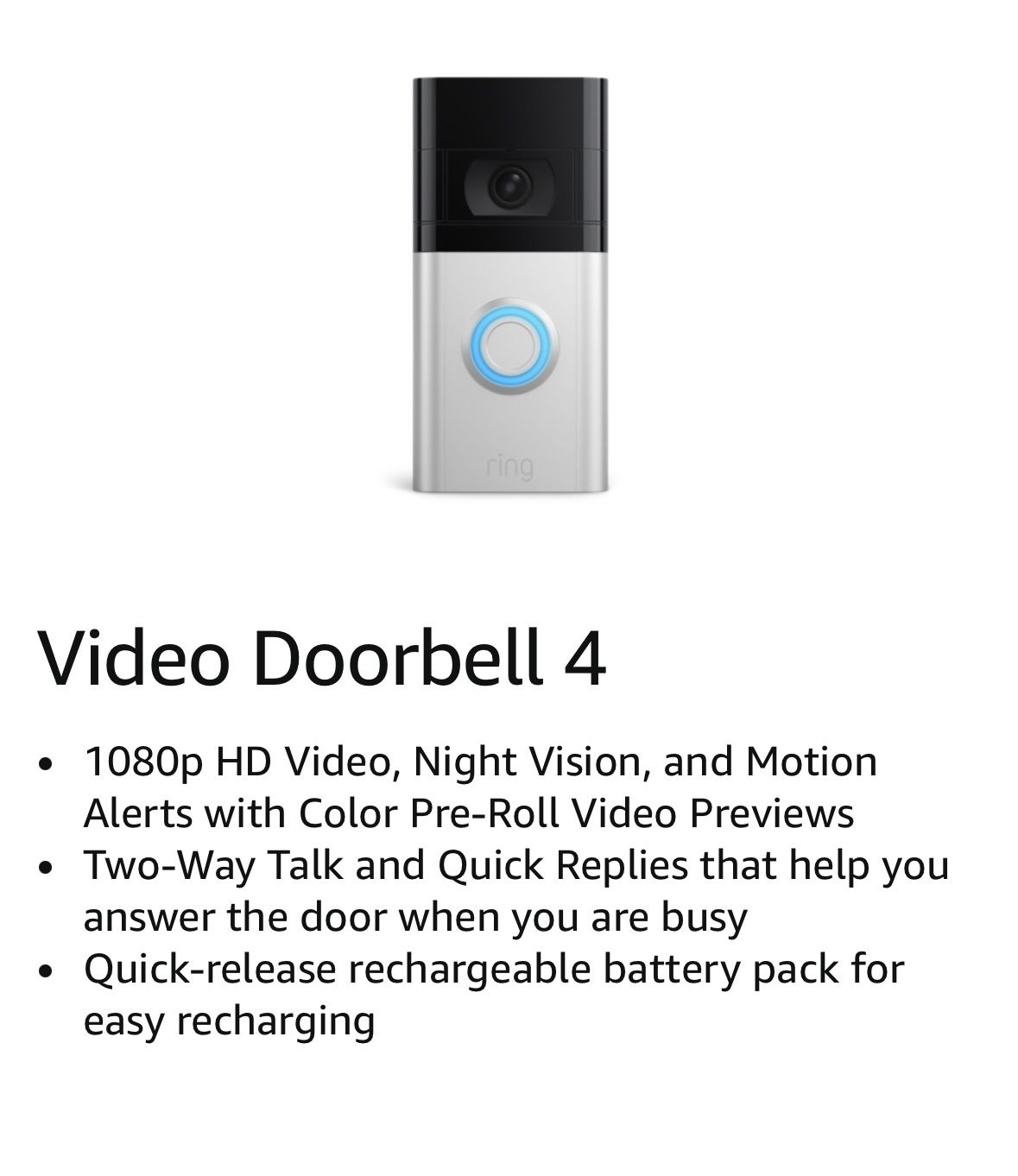 Ring Doorbell 4