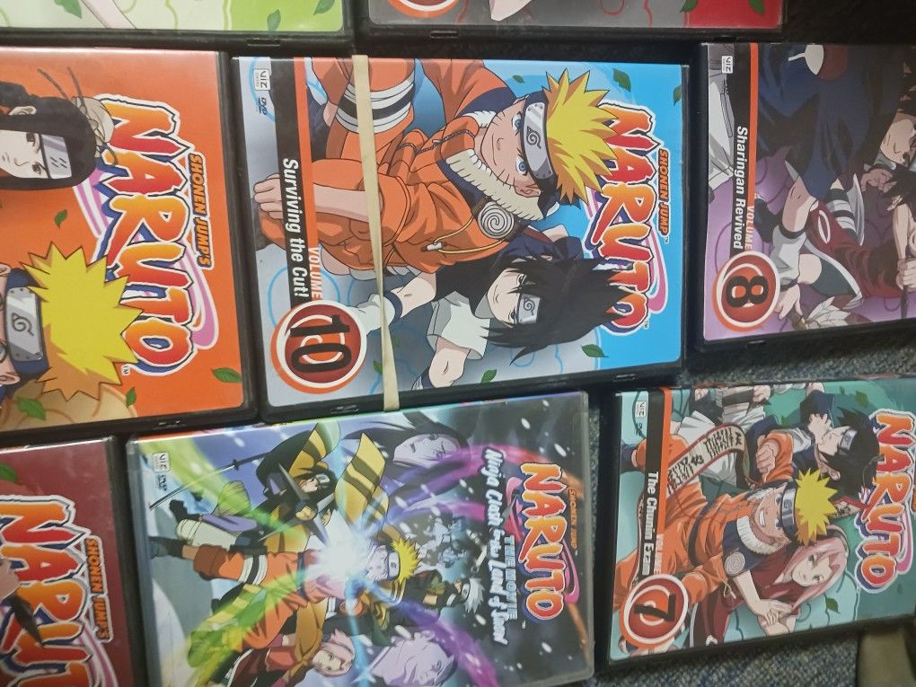 Naruto DVDs