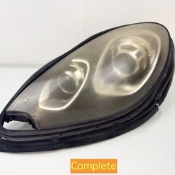 2015-2018 PORSCHE MACAN LEFT HEADLIGHT XENON HOUSING OEM