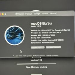 2017 MacBook Pro 300 OBO