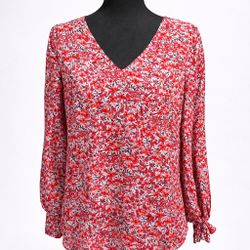 Women’s Floral Blouse Size Large