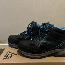 ACE STEEL TOE WOMENS WORK BOOTS 9.5 