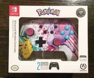 Power A Enhanced Bluetooth Wireless Controller For Nintendo Switch Pokémon Battle