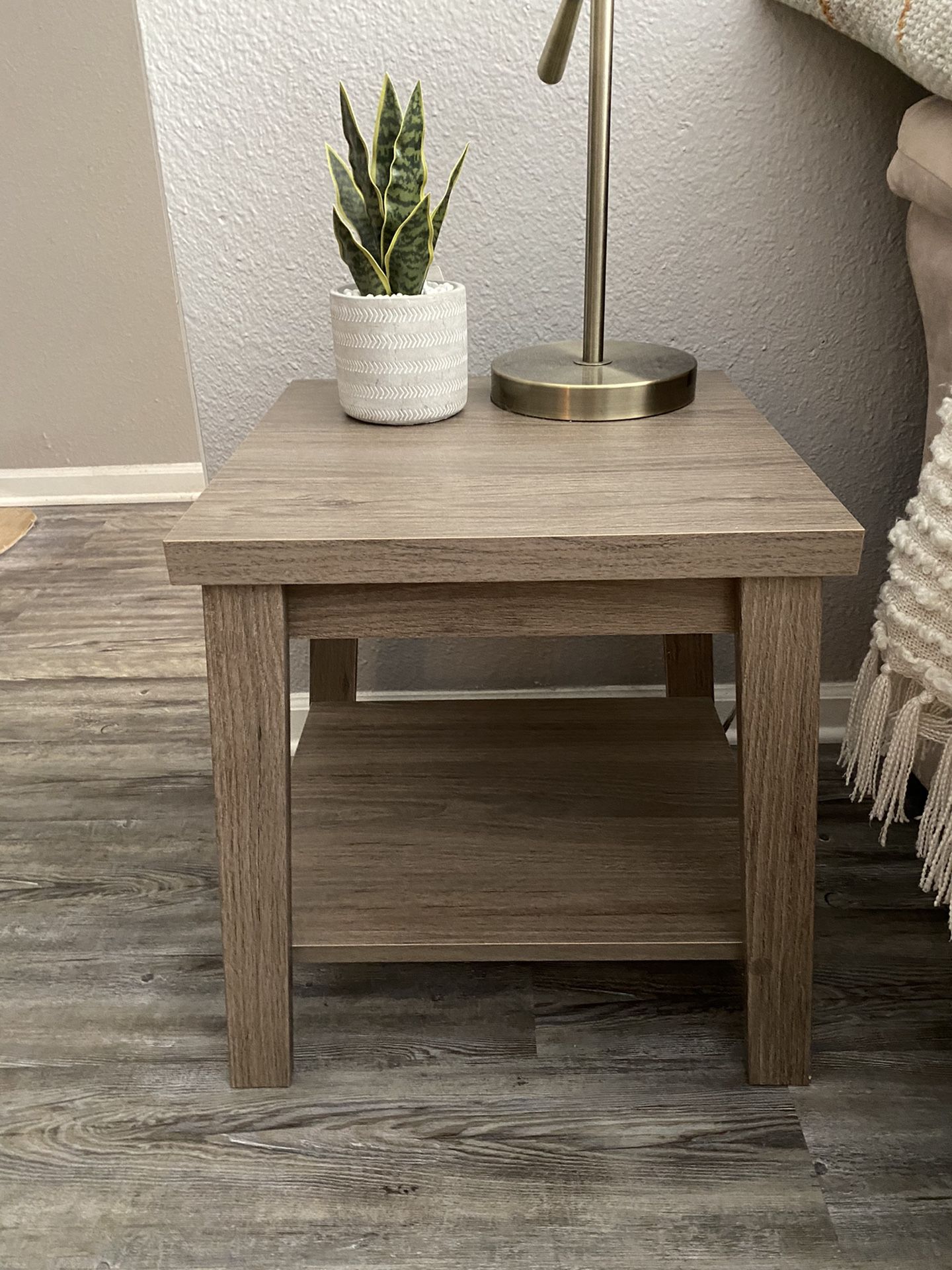 Rustic Oak End Table/ Night Stand