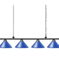 Wellmet Island Lighting, 4 Light Pool Table