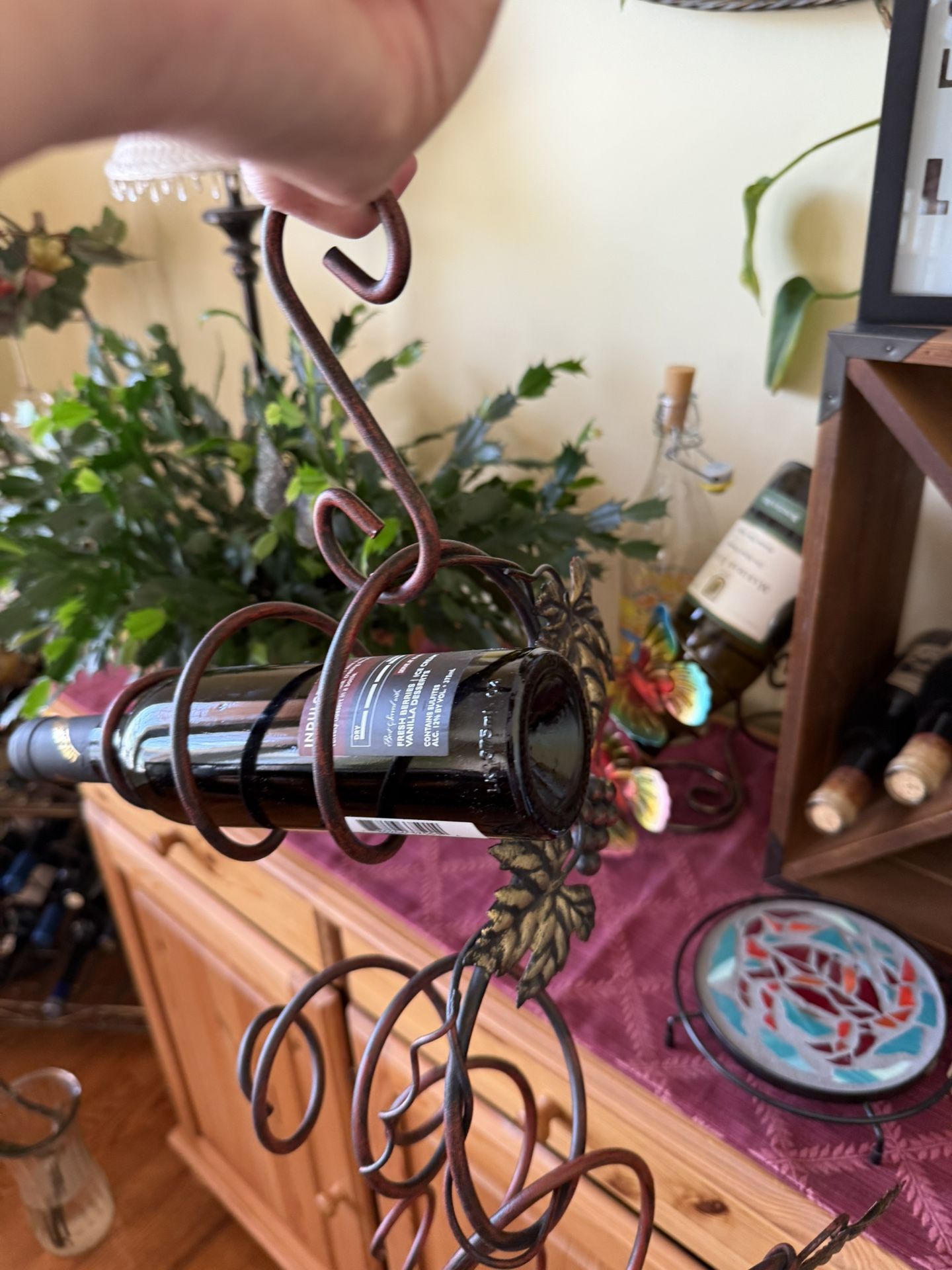 Decorative Hanging Wine Rack