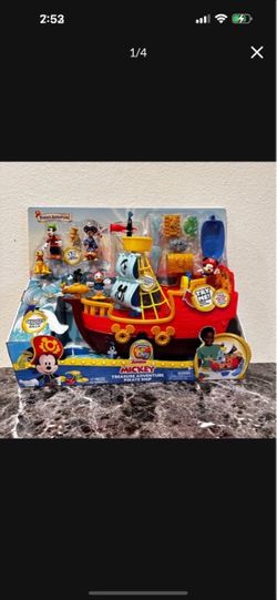 Disney Junior Mickey Treasure Adventure Pirate Ship