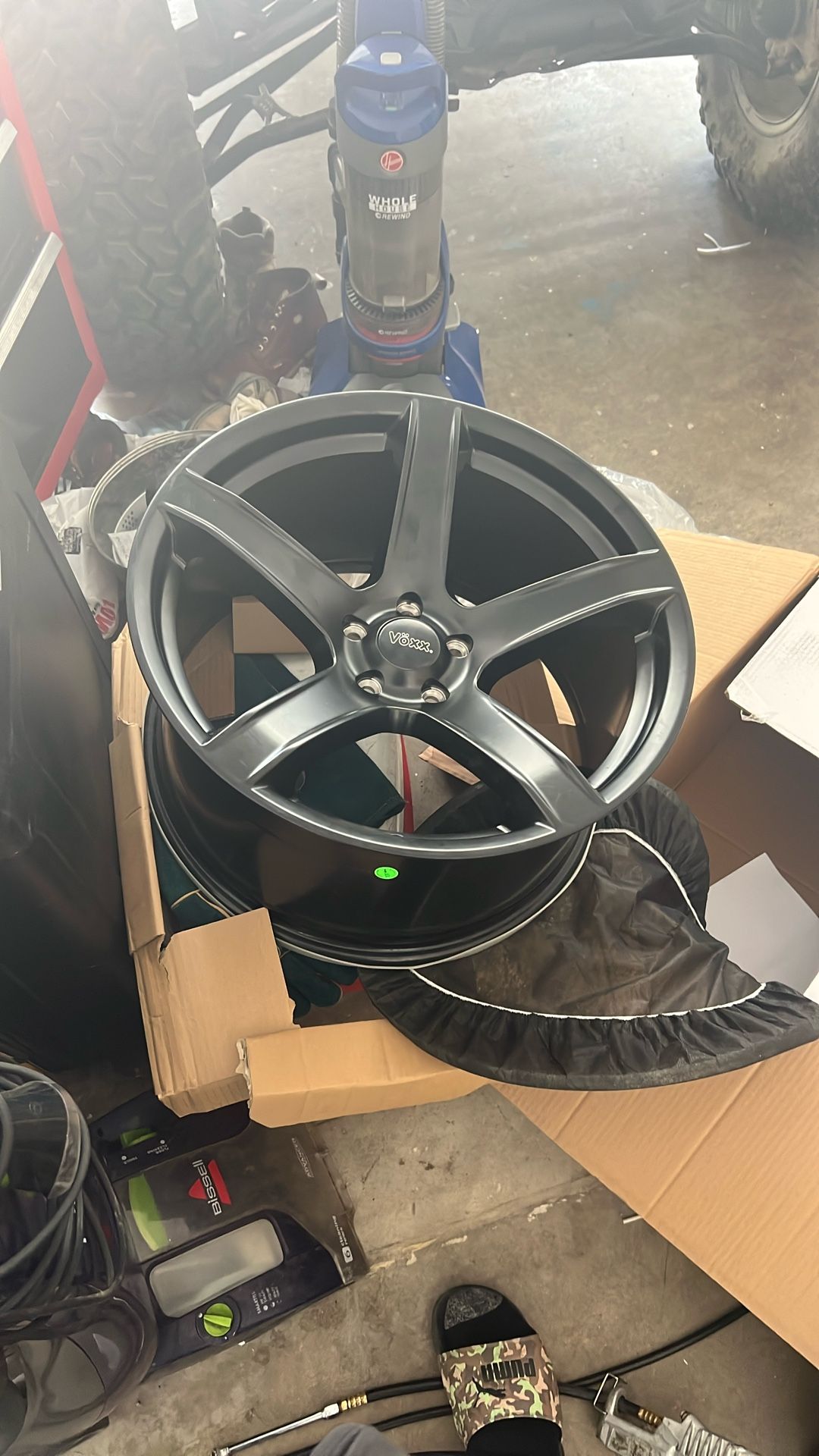 Voxx Hellcat Replica Rims 20x10.5 5x115 Matte Black 25mm