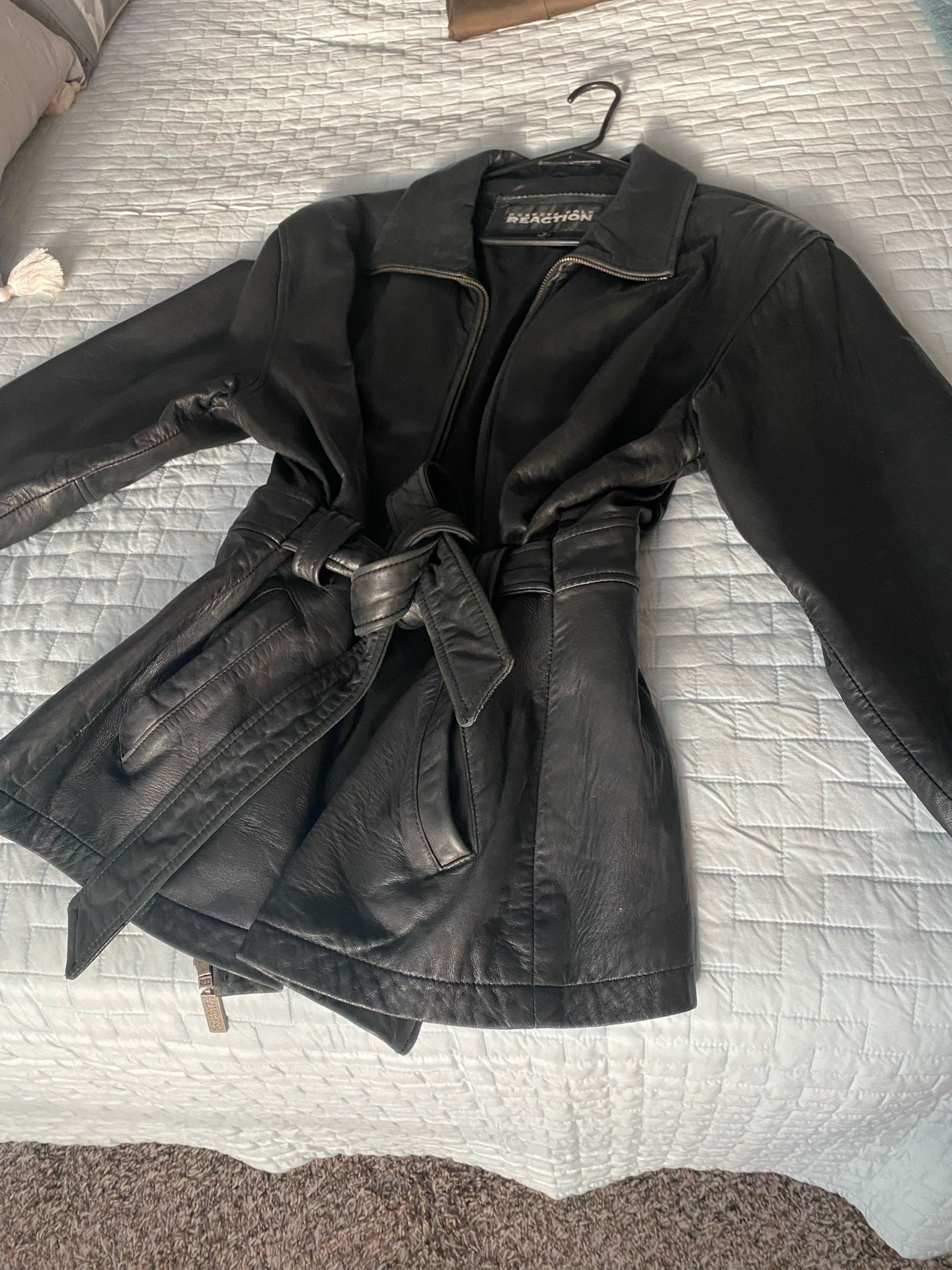 Kenneth Cole Reaction Women’s Leather Jacket