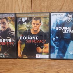 The Matt Damon Bourne Trilogy On DVD 