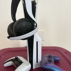 PS5 Gaming set w dual sense chrome controller