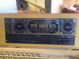 Vintage russel jennings spur auger bits