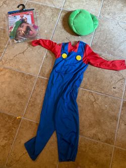 Luigi costume kids small size 6