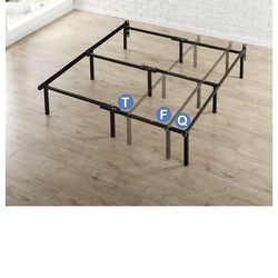 Zinus 12 Inch Compack Bed Frame, for Box Spring & Mattress Sets, Extra High so Bed Risers not needed, Fits Twin to Queen