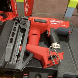 Milwaukee M18 Fuel Brushless 16ga Finish Nailer (Tool-Only) $280
