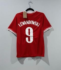 Nike Poland National Team Lewandowski #9 Jersey